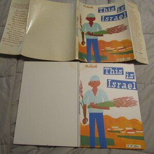 Hardcover with Dustjacket 1969 Vint Book THIS IS ISRAEL M. Sasek Promised Land